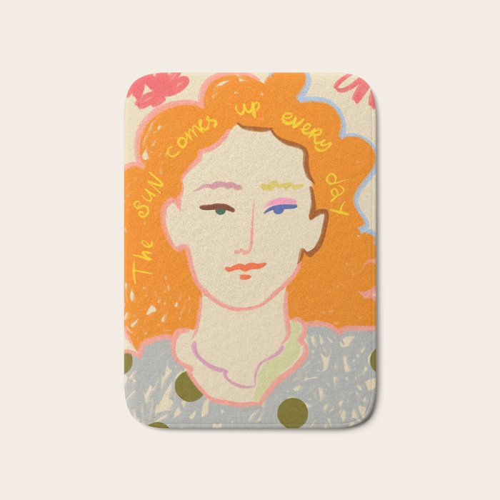 THE SUN COMES UP EVERY DAY Bath Mat Gallery Image 1