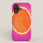 Pink Orange White Eye Catching Bright Colors iPhone Case Gallery Image 1