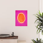 Pink Orange White Eye Catching Bright Colors Poster Gallery Image 2