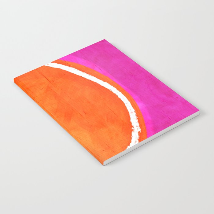 Pink Orange White Eye Catching Bright Colors Notebook Gallery Image 1