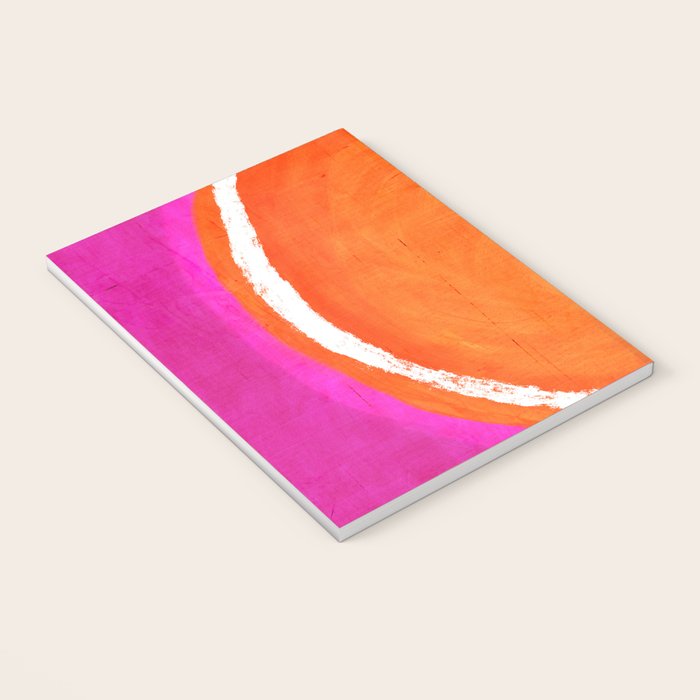 Pink Orange White Eye Catching Bright Colors Notebook Gallery Image 3