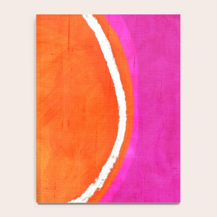 Pink Orange White Eye Catching Bright Colors Notebook Gallery Image 4