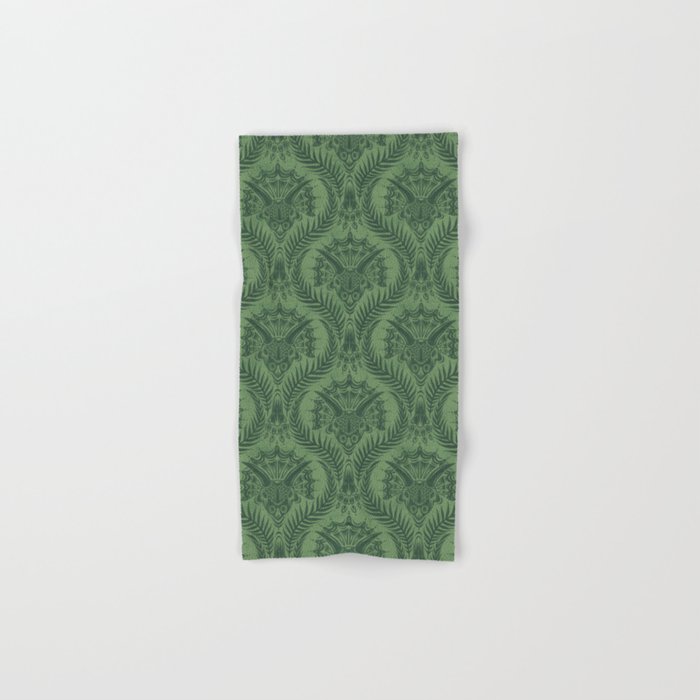 Triceratops Damask - Fern Bath Towel Gallery Image 1