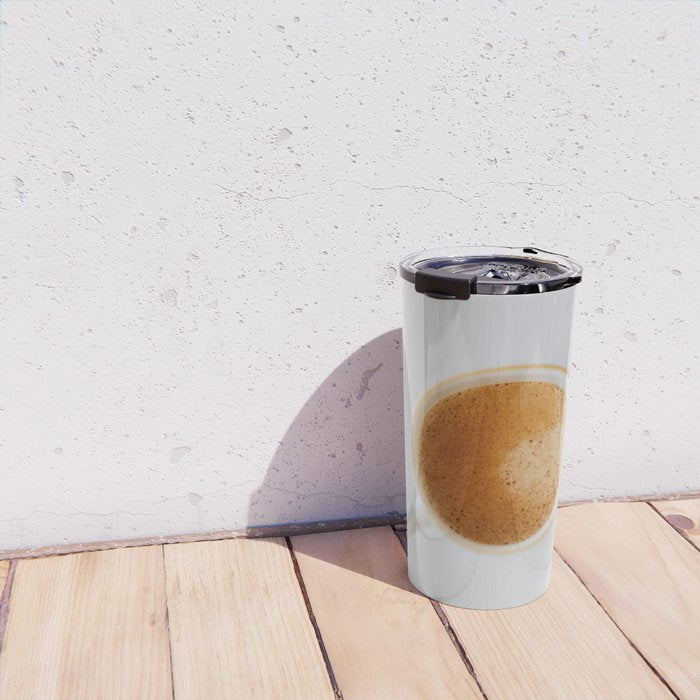 Latte, White Marble Travel Mug Gallery Image 4