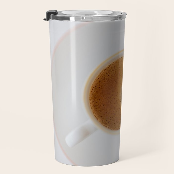 Latte, White Marble Travel Mug Gallery Image 3