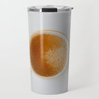 Latte, White Marble Travel Mug Gallery Image 1