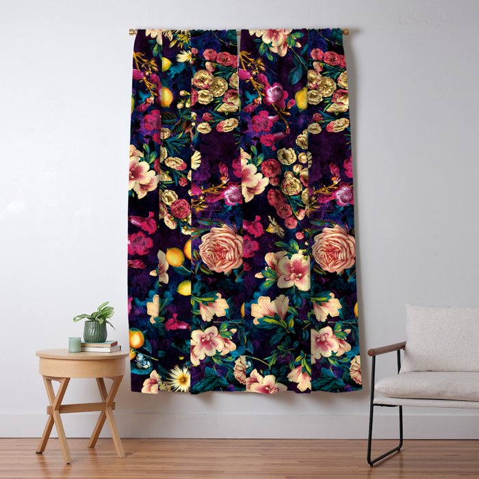 NIGHT FOREST XXII Window Curtain Gallery Image 5