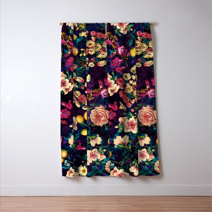 NIGHT FOREST XXII Window Curtain Gallery Image 3