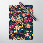 NIGHT FOREST XXII Wrapping Paper Gallery Image 1