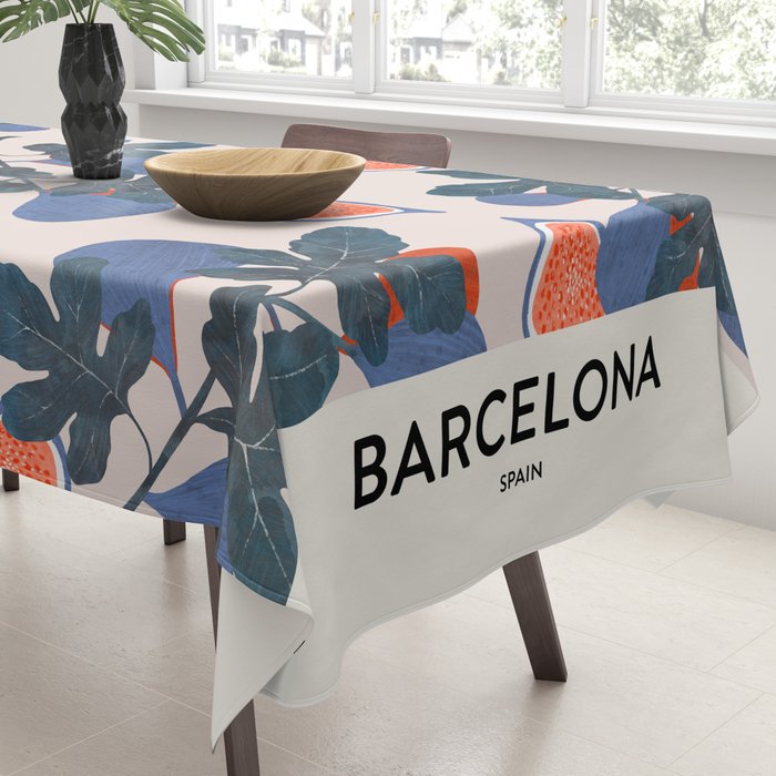 Fruit market Barcelona Inspiration Tablecloth Gallery Image 3