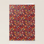 Christmas Ornaments Pattern Stationery Card Gallery Image 2