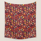 Christmas Ornaments Pattern Wall Tapestry Gallery Image 4