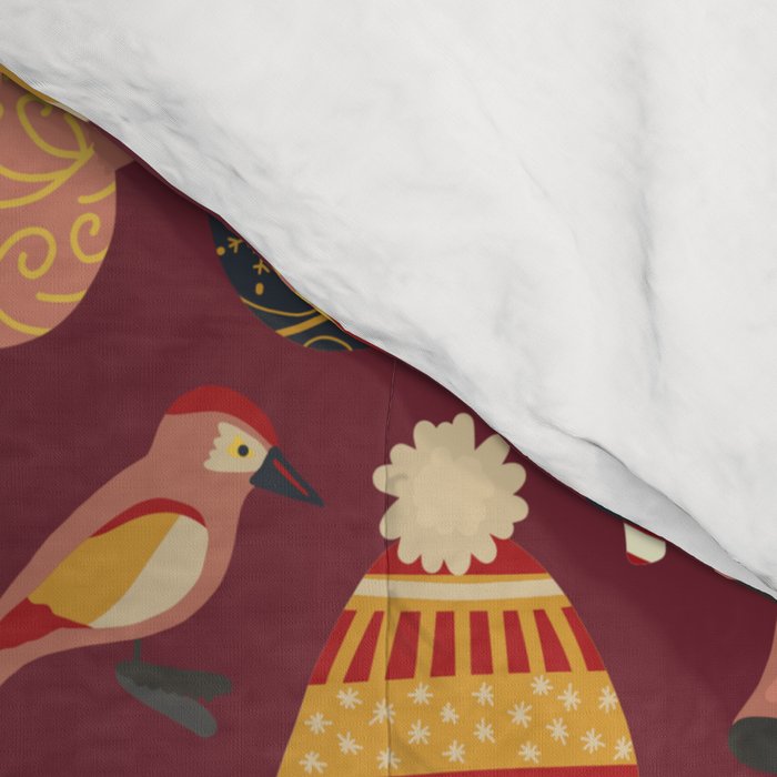 Christmas Ornaments Pattern Comforter Gallery Image 4