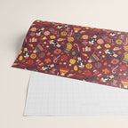 Christmas Ornaments Pattern Wrapping Paper Gallery Image 2