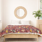 Christmas Ornaments Pattern Duvet Cover Gallery Image 3