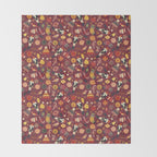 Christmas Ornaments Pattern Throw Blanket Gallery Image 2