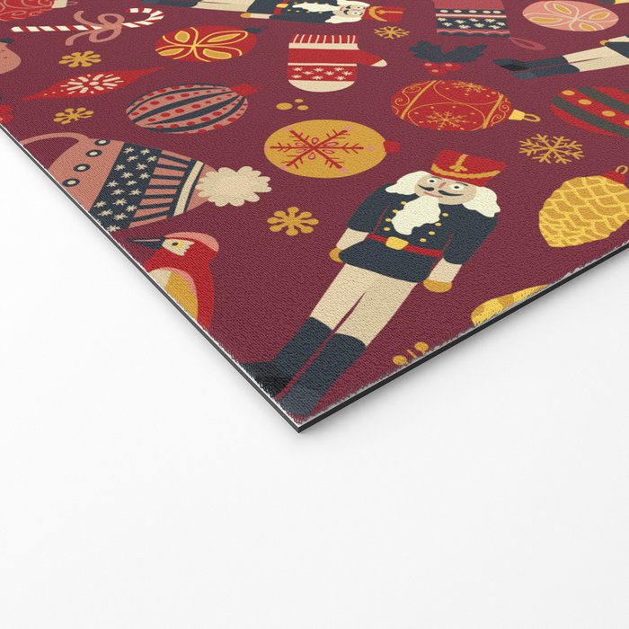Christmas Ornaments Pattern Welcome Mat Gallery Image 2