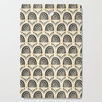 Little Rainbows - black, marigold, and cream Cutting Board Gallery Image 1