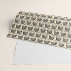 Little Rainbows - black, marigold, and cream Wrapping Paper Gallery Image 2