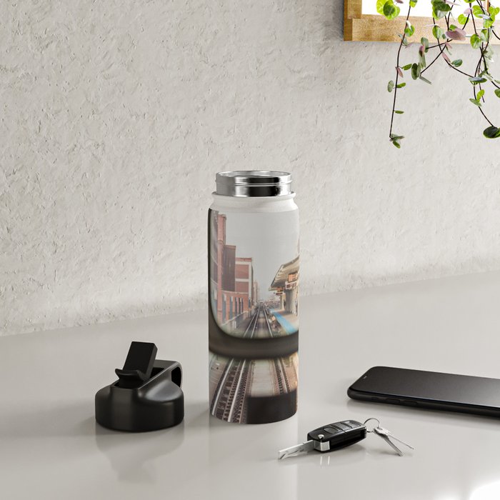 Loop Bound - Chicago El Photography Water Bottle Gallery Image 4