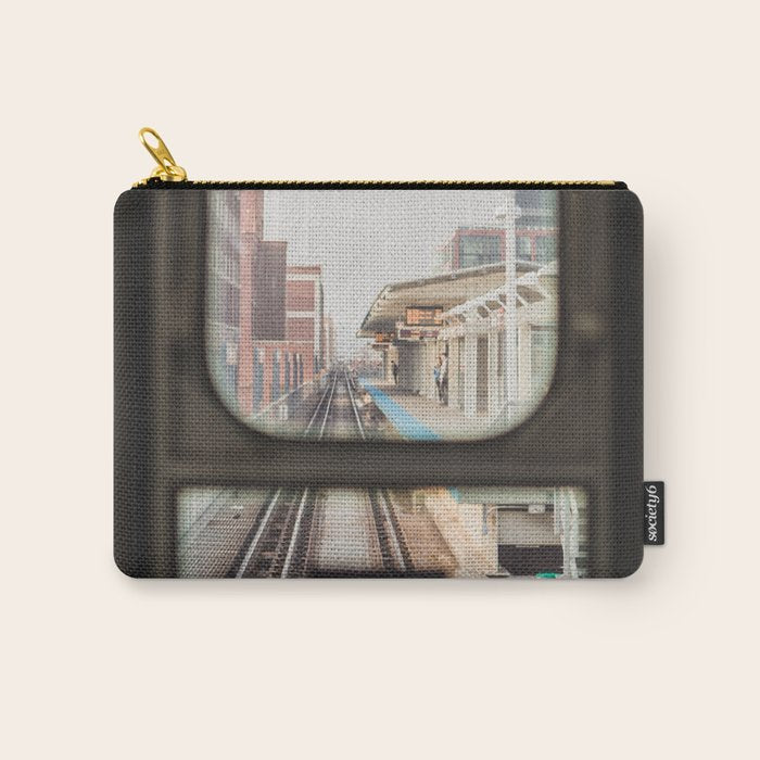 Loop Bound - Chicago El Photography Carry All Pouch Gallery Image 1