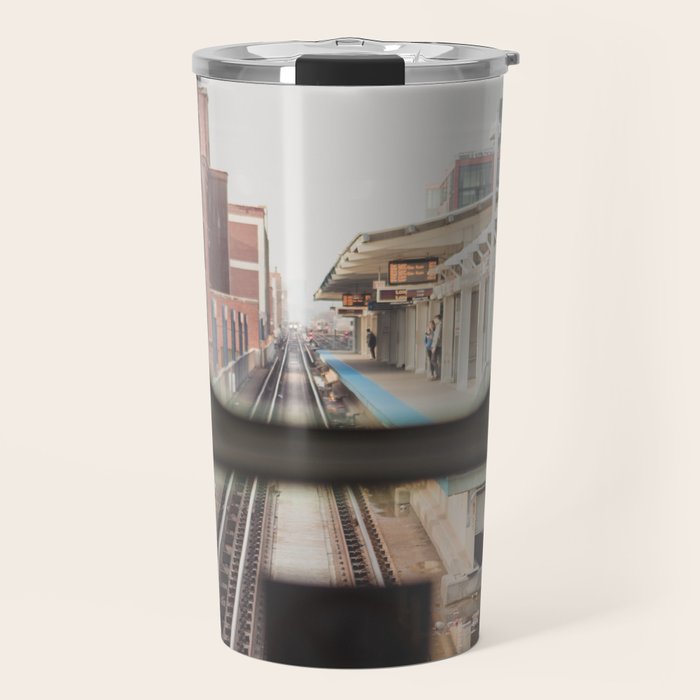Loop Bound - Chicago El Photography Travel Mug Gallery Image 1