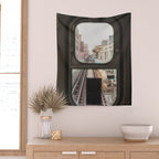 Loop Bound - Chicago El Photography Wall Tapestry Gallery Image 2