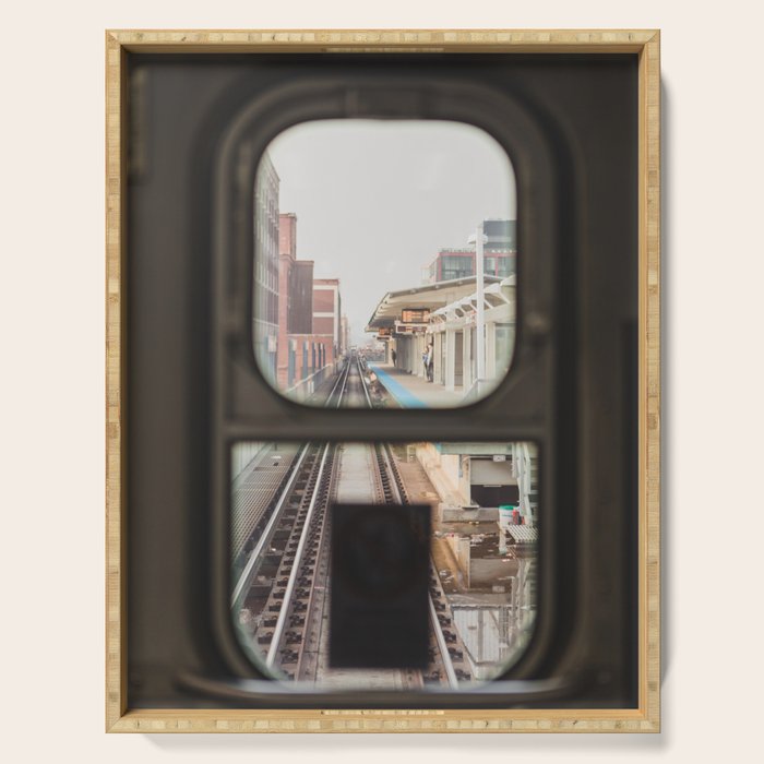 Loop Bound - Chicago El Photography Serving Tray Gallery Image 1