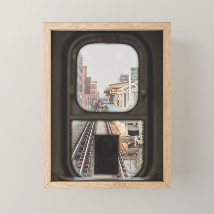 Loop Bound - Chicago El Photography Mini Art Print Gallery Image 1