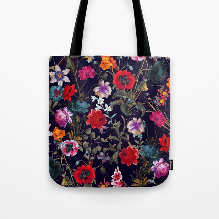 Midnight Garden XIX Tote Bag Gallery Image 1