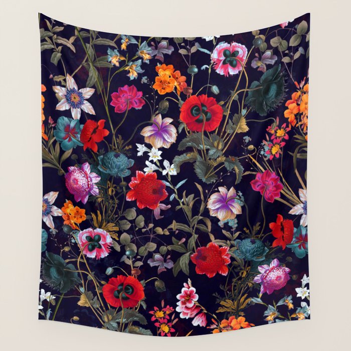 Midnight Garden XIX Wall Tapestry Gallery Image 4