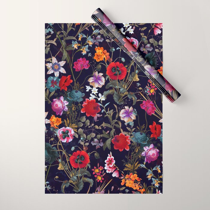 Midnight Garden XIX Wrapping Paper Gallery Image 1