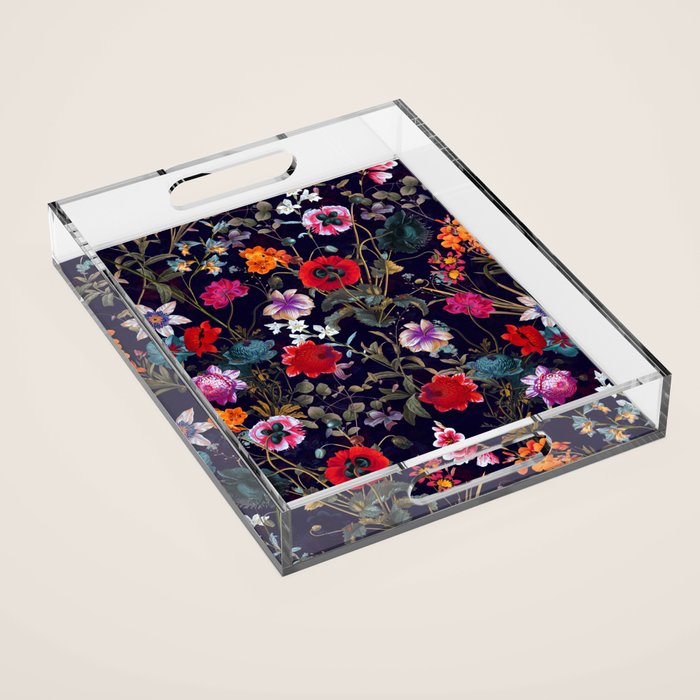 Midnight Garden XIX Acrylic Tray Gallery Image 1