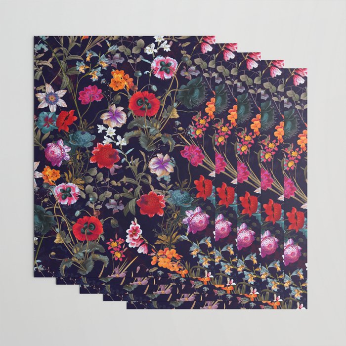 Midnight Garden XIX Wrapping Paper Gallery Image 3
