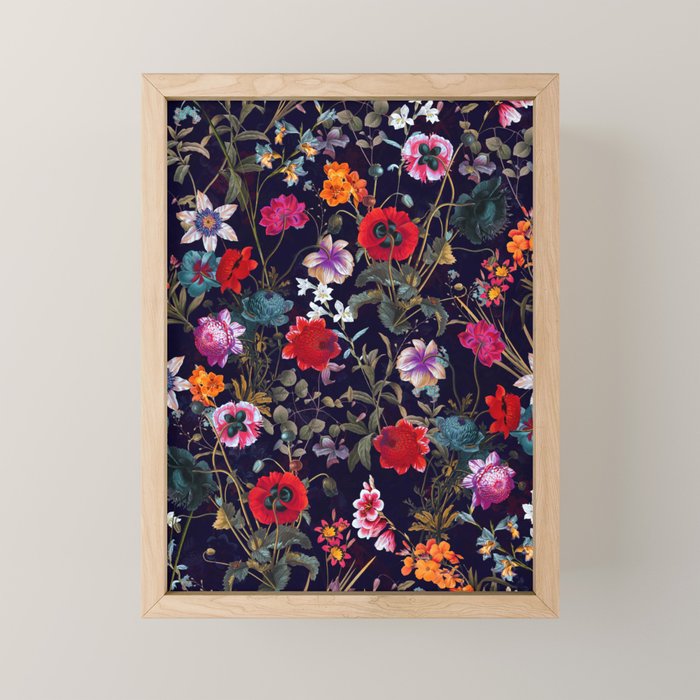 Midnight Garden XIX Mini Art Print Gallery Image 1