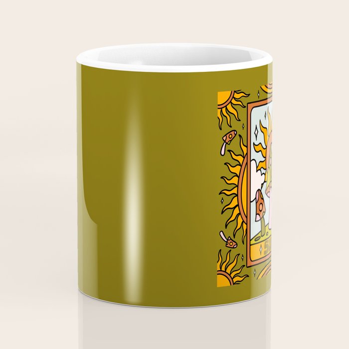 19. Sun Tarot Mushroom Coffee Mug Gallery Image 4
