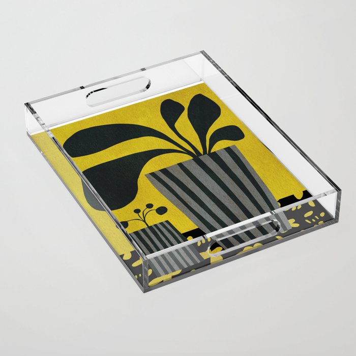 Abstract-botanical 46-2 Acrylic Tray Gallery Image 1