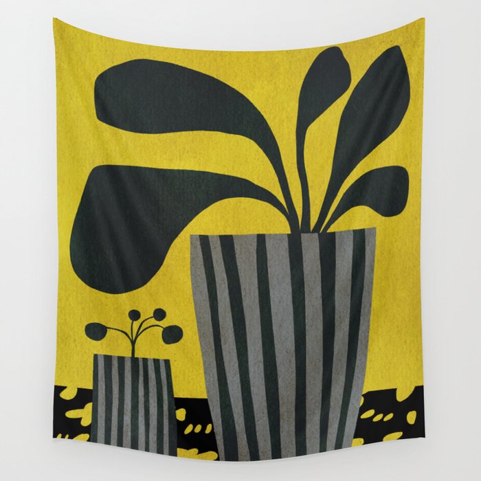 Abstract-botanical 46-2 Wall Tapestry Gallery Image 4