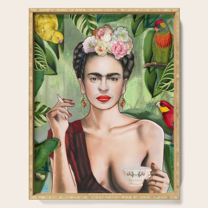 Frida con Amigos Serving Tray Gallery Image 1