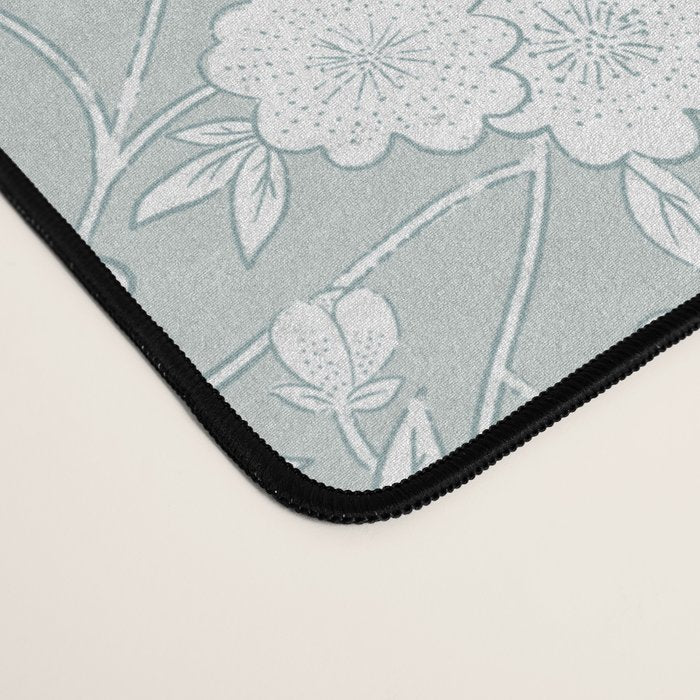 Cluster Flower Vines - Mint Desk Mat Gallery Image 4