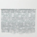 Cluster Flower Vines - Mint Wall Hanging Gallery Image 1