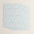 Cluster Flower Vines - Mint Wrapping Paper Gallery Image 3