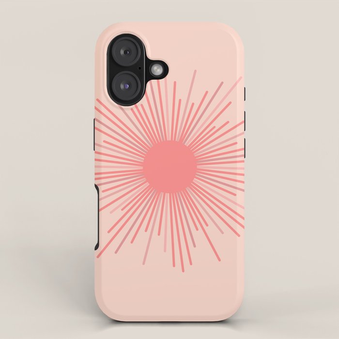 Pink Sun iPhone Case Gallery Image 1
