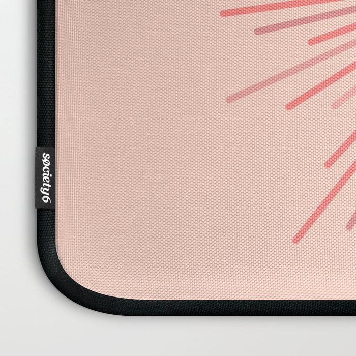 Pink Sun Laptop Sleeve Gallery Image 3