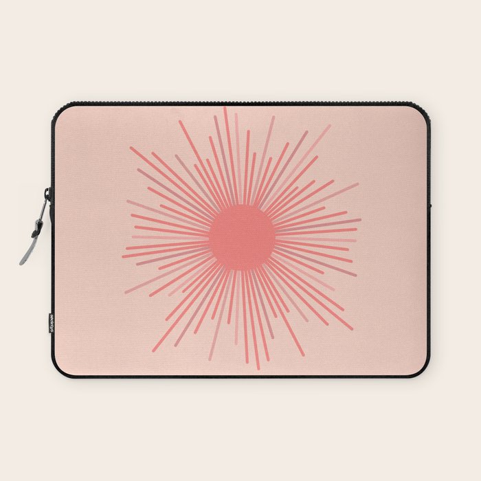 Pink Sun Laptop Sleeve Gallery Image 1