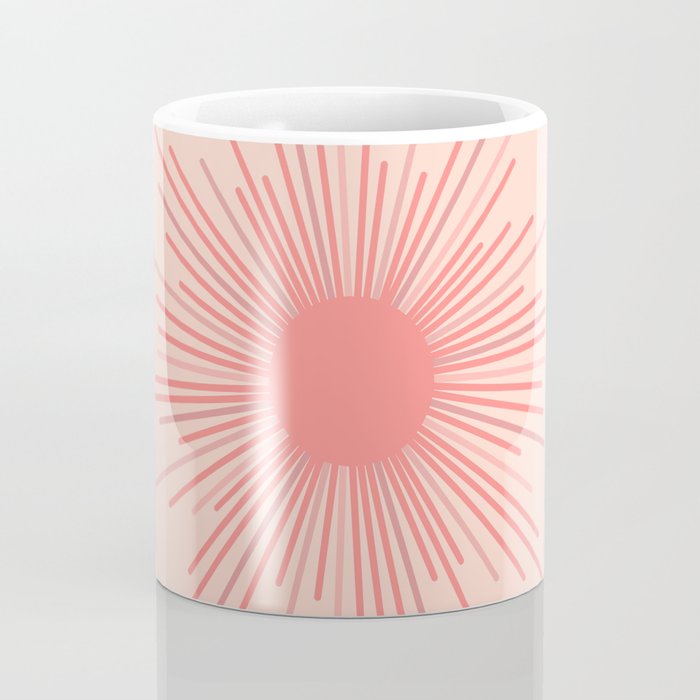 Pink Sun Coffee Mug Gallery Image 4