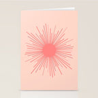 Pink Sun Stationery Card Gallery Image 2