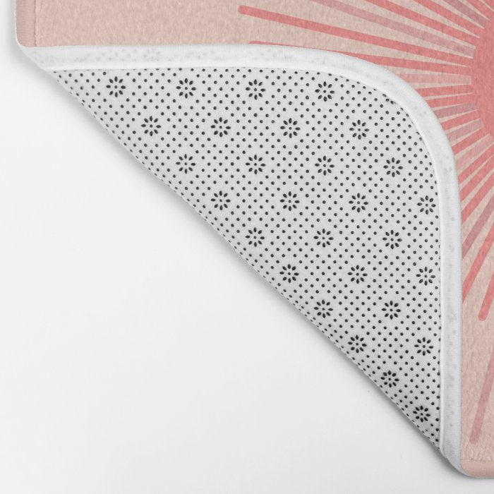 Pink Sun Bath Mat Gallery Image 2