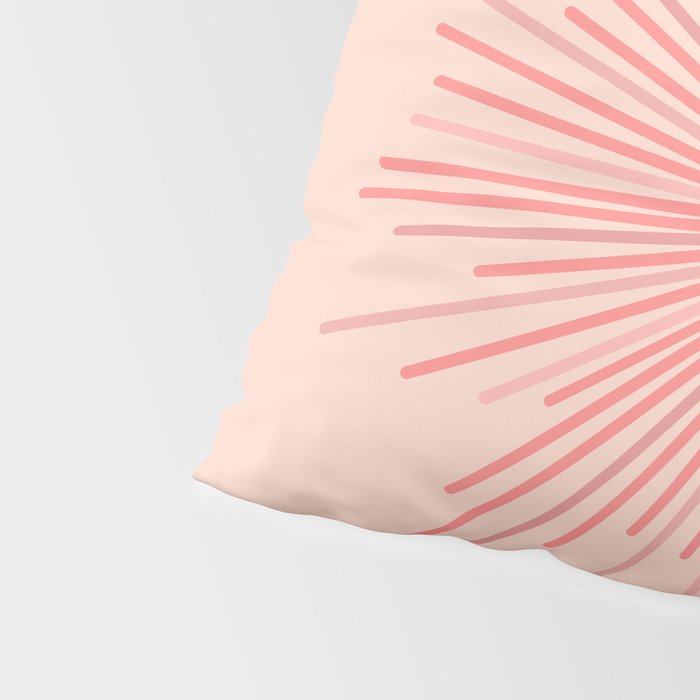 Pink Sun Pillow Sham Gallery Image 4