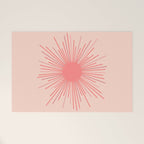 Pink Sun Welcome Mat Gallery Image 1